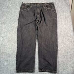 Kani Gold Jeans Mens 46x34 Fits 42x31 Black Baggy Wide Leg Y2K Grunge Skate